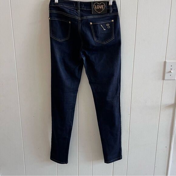 Love Moschino Dark Wash Skinny Jeans - Picture 5 of 10